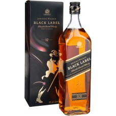 Купить Виски JOHNNIE WALKER Black Label Шотландский купажированный 12 лет, 40%, п/у, 1л, Великобритания, 1 L в Ленте