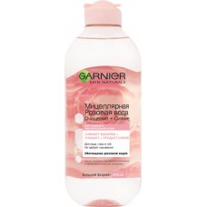 Вода мицеллярная для лица GARNIER Розовая вода Очищение+Сияние, для тусклой и чувствительной кожи, 400мл, Польша, 400 мл