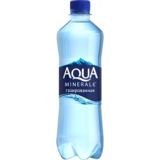 Вода питьевая AQUA MINERALE газированная вода, 0.5л, Россия, 0.5 L