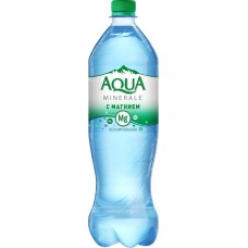 Вода питьевая AQUA MINERALE Plus с магнием негазированная, 1л, Россия, 1 L