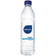 Вода питьевая BONVIDA артезианская 1-й категории негазированная, 0.5л, Россия, 0.5 L