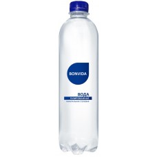 Вода питьевая BONVIDA газированная, 0.5л, Россия, 0.5 L