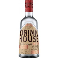 Водка DRINK HOUSE Deluxe 40%, 0.5л, Россия, 0.5 L