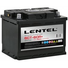 Купить Аккумуляторная батарея LENTEL 6СТ-60R+ обратная, Россия в Ленте