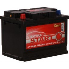Купить Батарея аккумуляторная EXTRA START 060 а\ч 540 A Прямая (L+,1,RUS), Россия в Ленте