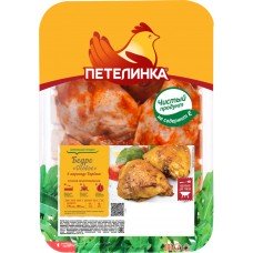 Бедро куриное ПЕТЕЛИНКА в маринаде охл. вес, Россия