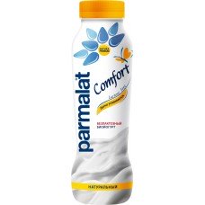 Купить Биойогурт питьевой PARMALAT Comfort безлактозный Натуральный 1,5%, без змж, 290г, Россия, 290 г в Ленте