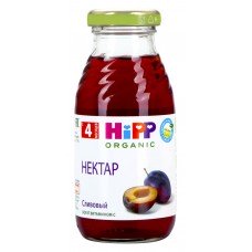 Детское питание сок HIPP сливовый нектар ст/б, Россия, 200 мл