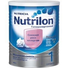 Детское питание заменитель молока NUTRILON 1 Гипоаллергенный с 0 мес ж/б, Нидерланды, 400 г