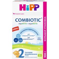 Купить Д/п смесь HIPP 2 Combiotic сух. адапт. мол., Германия, 900 г в Ленте