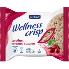 Хлебцы BONFOUR WELLNESS Crisp со вкусом спелая вишня, Россия, 28 г