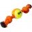 Игрушка для собак TRIOL Веревка-канат 2 узла и мяч, 240мм, Китай