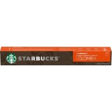 Капсулы STARBUCKS Single-Origin Coffee Colombia ср. обжарка 10шт к/уп, Швейцария, 57 г