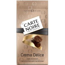 Купить Кофе молотый CARTE NOIRE Crema delice натур. жареный м/у, Россия, 230 г в Ленте