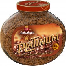 Кофе растворимый AMBASSADOR Platinum ст/б, Россия, 190 г