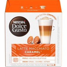 Кофе в капсулах NESCAFE Dolce Gusto Латте Макиато со вкусом карамели к/уп, Великобритания, 16 кап