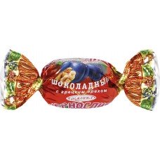 Конфеты КРЕМЛИНА Чернослив в шоколаде с грецким орехом, весовые, Россия