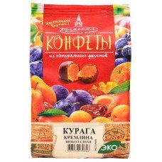 Конфеты КРЕМЛИНА Курага шоколадная, Россия, 190 г