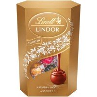 Конфеты LINDT Lindor Ассорти из молочного шоколада, 200г, Италия, 200 г