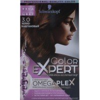 Краска для волос COLOR EXPERT 3–0 Черно-каштановый, 170мл, Россия, 170 мл