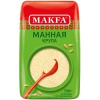 Крупа манная MAKFA марка Т, 700г, Россия, 700 г