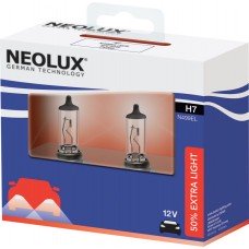 Лампа NEOLUX H7 55W 12V PX26D Extra Light+50% света комплект N499EL-SCB, Китай, 2 шт