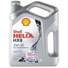 Купить Масло моторное SHELL Helix HX8 5W-30 синтетическое, 4л, Россия, 4 л в Ленте