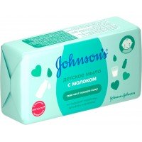 Мыло детское JOHNSON'S с экстрактом натурального молочка, 100г, Турция, 100 г