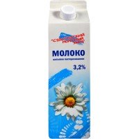 Молоко пастеризованное МЗ СУДОГОДСКИЙ 3,2%, без змж, 1000мл, Россия, 1000 мл