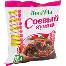 Мясо соевое BONA VITA Гуляш, 80г, Россия, 80 г