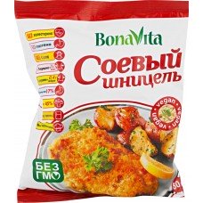 Купить Мясо соевое BONA VITA Шницель, 80г, Россия, 80 г в Ленте