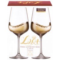 Набор бокалов для вина CRYSTALITE BOHEMIA Lora 450мл Арт. 1SF73/450х2L, 2шт, Чехия, 2 шт