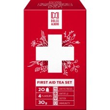 Набор чайный DOLCE ALBERO First Aid Set, 20пак, Шри-Ланка, 20 пак