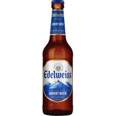 Купить Напиток пивной EDELWEISS Пшеничное нефильтрованный пастеризованный осветленный, 4,9%, 0.45л, Россия, 0.45 L в Ленте