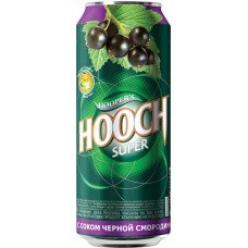 Купить Напиток слабоалкогольный HOOCH Super со вкусом черной смородины пастеризованный, 7,2%, ж/б, 0.45л, Россия, 0.45 L в Ленте