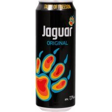 Напиток слабоалкогольный JAGUAR Original, 7,2%, ж/б, 0.45л, Россия, 0.45 L