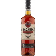 Напиток спиртной BACARDI Spiced на основе рома 40%, 1л, Италия, 1 L