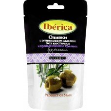 Купить Оливки без косточек IBERICA с оливковым маслом и прованскими травами, 70г, Испания, 70 г в Ленте