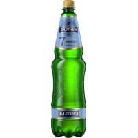 Пиво светлое БАЛТИКА 7, 5,4%, ПЭТ, 1.35л, Россия, 1.35 L