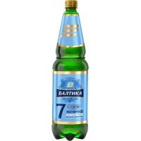 Пиво светлое БАЛТИКА 7 фильтрованное пастеризованное 5,4%, 1.3л, Россия, 1.3 L