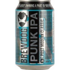 Купить Пиво светлое BREWDOG Punk Ipa фильтрованное, непастеризованное, 5,6%, ж/б, 0.33л, Великобритания, 0.33 L в Ленте