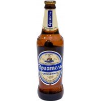 Пиво светлое ПРИЯТЕЛЬ Суперкрепкое фильтрованное пастеризованное, 6,9%, 0.45л, Россия, 0.45 L