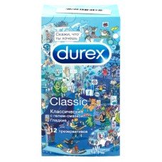 Купить Презервативы DUREX Classic Emoji, 12шт, Таиланд, 12 шт в Ленте