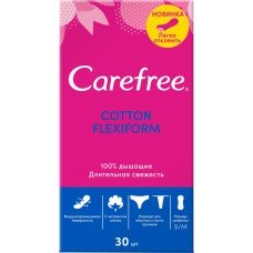 Купить Прокладки ежедневные CAREFREE FlexiForm, 30шт, Италия, 30 шт в Ленте