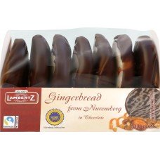 Пряники LAMBERTZ со вкусом шоколада в шок глазури на тонкой вафле, Германия, 200 г