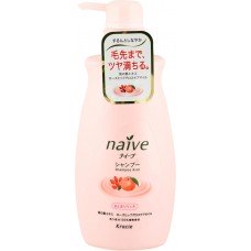 Купить Шампунь для сухих волос NAIVE Экстракт персика и масла, восстанавливающий, 550мл, Япония, 550 мл в Ленте