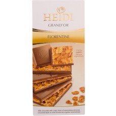Купить Шоколад молочный HEIDI Grand'or Флорентина, 100г, Румыния, 100 г в Ленте