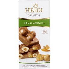 Купить Шоколад молочный HEIDI Grand'or Лесной орех, 100г, Румыния, 100 г в Ленте