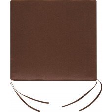 Сидушка с завязками БЕЛЬВИТА 40х40см, коричневая, съемный чехол на молнии, Арт. 4595, Россия