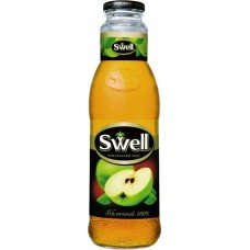 Сок SWELL яблочный восстановленный осветленный, 0.75л, Россия, 0.75 L